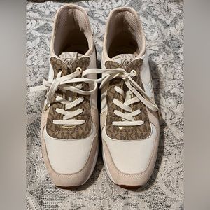 Cream/tan Michael Kors Sneakers